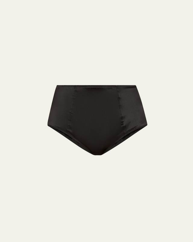 Tous Les Jours High-Rise Stretch Silk Panties